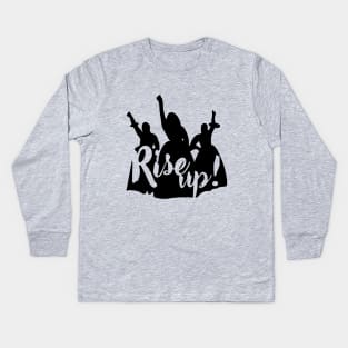 HAMILTON RISE UP SCHUYLER SISTERS Kids Long Sleeve T-Shirt